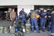 По поручению Президента Азербайджана в Турцию отправились силы быстрого реагирования МЧС (ФОТО)