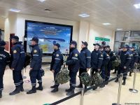 По поручению Президента Азербайджана в Турцию отправились силы быстрого реагирования МЧС (ФОТО)