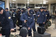 По поручению Президента Азербайджана в Турцию отправились силы быстрого реагирования МЧС (ФОТО)
