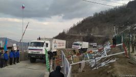 По Лачинской дороге беспрепятственно проехали 20 транспортных средств РМК (ФОТО)