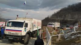 По Лачинской дороге беспрепятственно проехали 20 транспортных средств РМК (ФОТО)