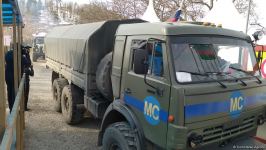 По Лачинской дороге беспрепятственно проехали 20 транспортных средств РМК (ФОТО)