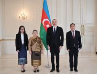 Президент Ильхам Алиев принял верительные грамоты новоназначенного посла Лаоса в Азербайджане (ФОТО)