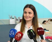 Гимнастки из Загаталы приехали на сборы в Баку (ФОТО)