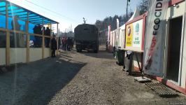 По Лачинской дороге беспрепятственно проехали три грузовые автомашины миротворцев (ФОТО)