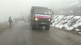 По Лачинской дороге беспрепятственно проехали 14 транспортных средств РМК (ФОТО)