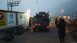 Сегодня по Лачинской дороге беспрепятственно проехали еще 63 автомобиля миротворцев (ФОТО)