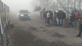 Сегодня по Лачинской дороге беспрепятственно проехали еще 63 автомобиля миротворцев (ФОТО)