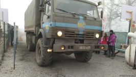 По Лачинской дороге беспрепятственно проехали 26 транспортных средств миротворцев (ФОТО)