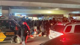Азербайджанцы и в ночные часы продолжают собирать гумпомощь для Турции (ФОТО/ВИДЕО)