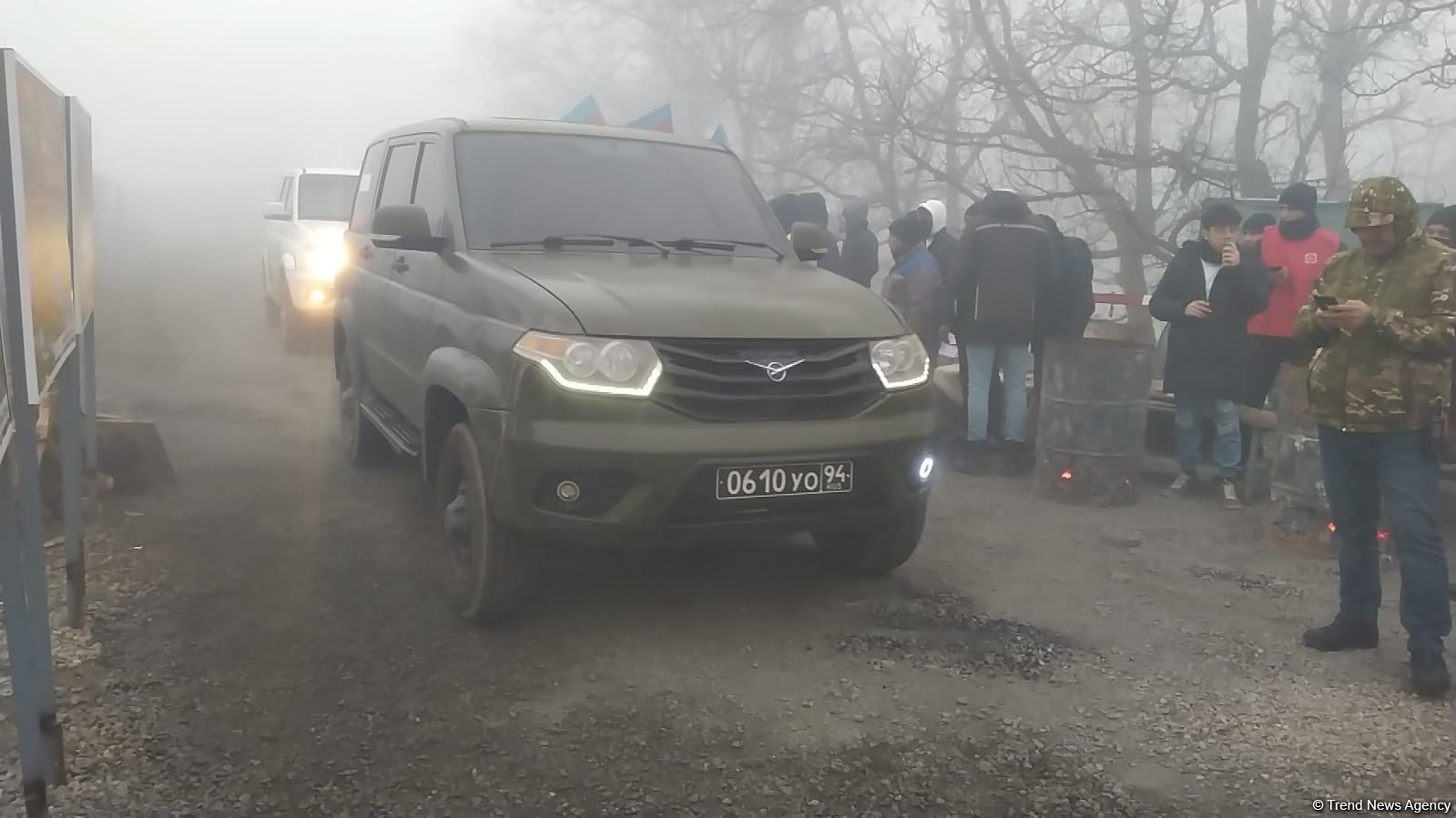 Сегодня по Лачинской дороге беспрепятственно проехали еще 63 автомобиля миротворцев (ФОТО)