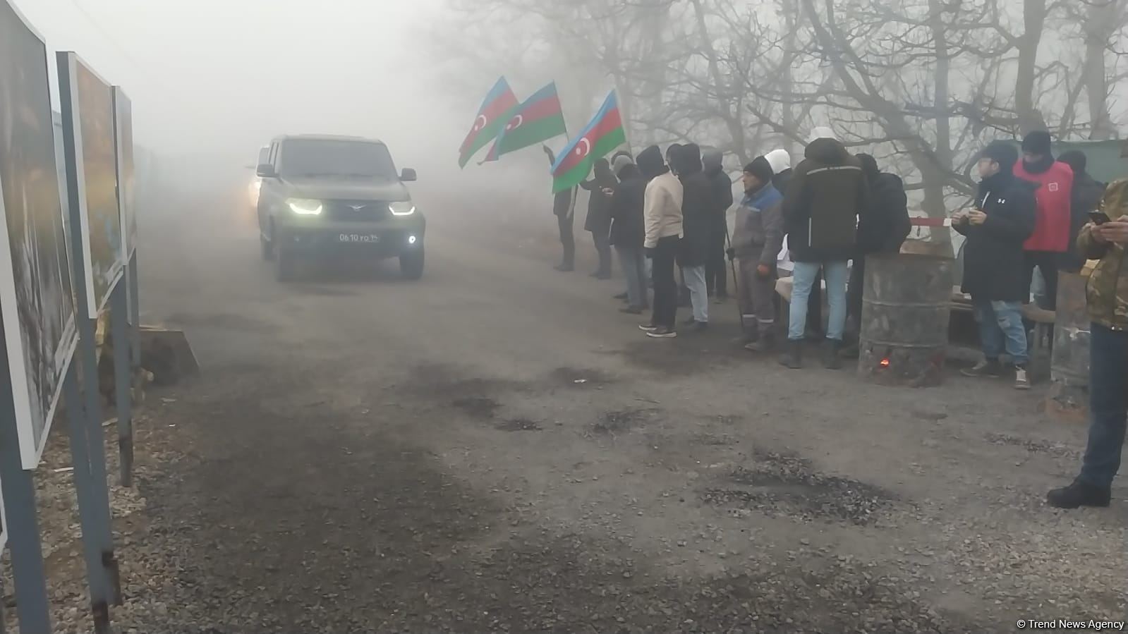 Сегодня по Лачинской дороге беспрепятственно проехали еще 63 автомобиля миротворцев (ФОТО)