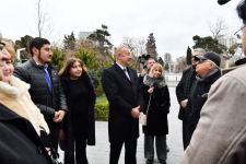 Президент Ильхам Алиев принял участие в открытии памятника выдающемуся композитору Тофику Кулиеву в Баку (ФОТО)