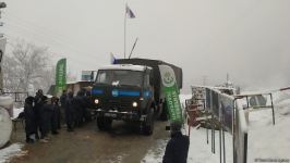 More vehicles of Russian peacekeepers pass freely along Azerbaijan's Lachin-Khankendi road (PHOTO)