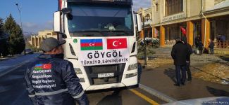 Из Гёйгёльского района направлена гуманитарная помощь пострадавшим от землетрясения в  Турции (ФОТО)