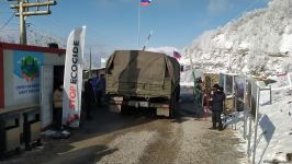 Number of vehicles passing through Azerbaijan's Lachin-Khankendi road today revealed (PHOTO)