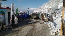 Number of vehicles passing through Azerbaijan's Lachin-Khankendi road today revealed (PHOTO)