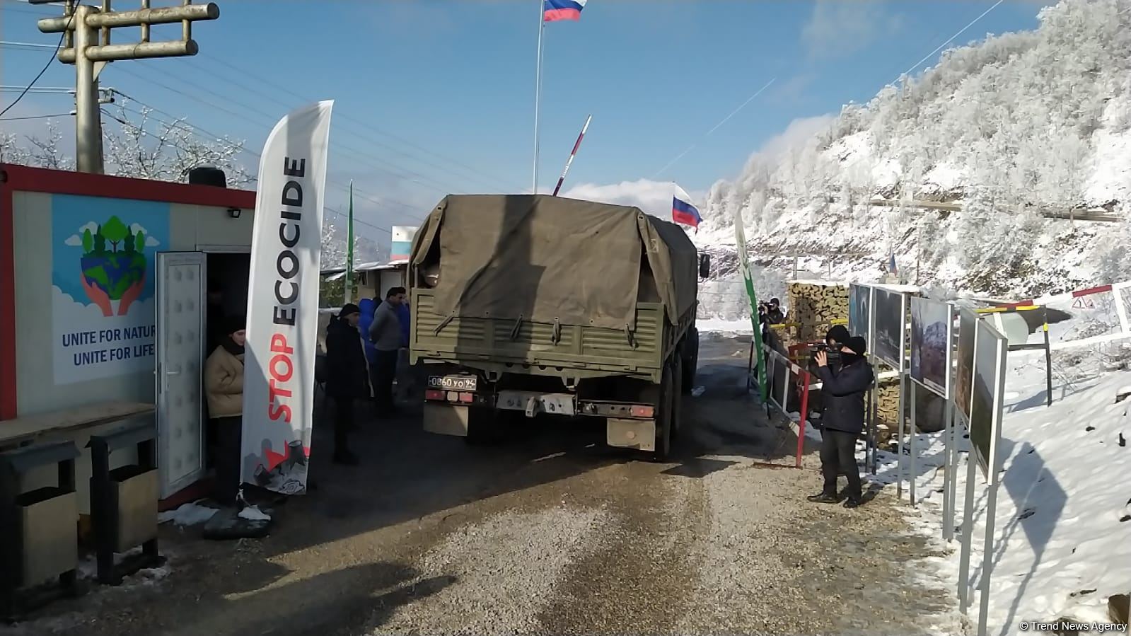 Number of vehicles passing through Azerbaijan's Lachin-Khankendi road today revealed (PHOTO)