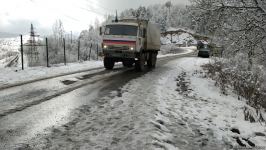 Vehicles of Russian peacekeepers pass freely along Azerbaijan's Lachin-Khankendi road (PHOTO)