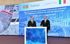 President Ilham Aliyev attends groundbreaking ceremony for largest thermal power plant in Azerbaijan's independence period (PHOTO/VIDEO)