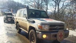 ICRC convoy passes freely along Azerbaijan's Lachin-Khankendi road (PHOTO)