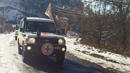 ICRC convoy passes freely along Azerbaijan's Lachin-Khankendi road (PHOTO)