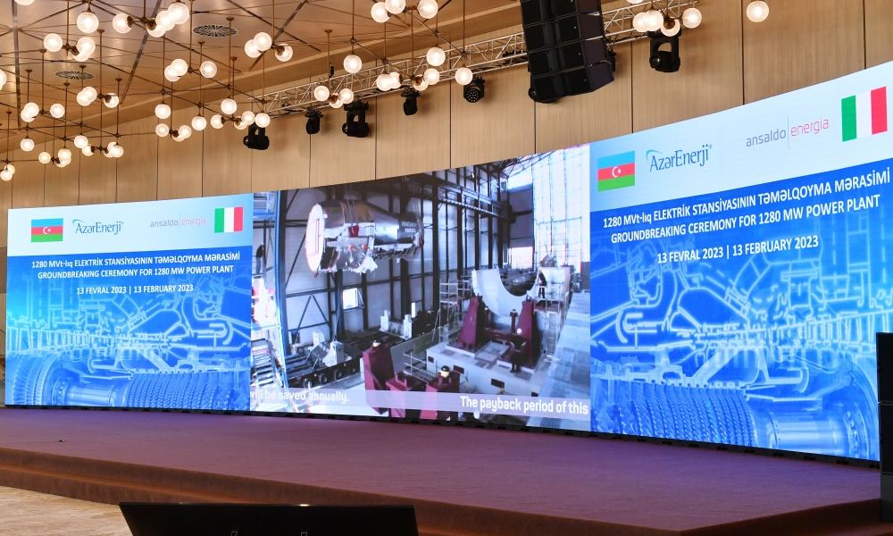 President Ilham Aliyev attends groundbreaking ceremony for largest thermal power plant in Azerbaijan's independence period (PHOTO/VIDEO)