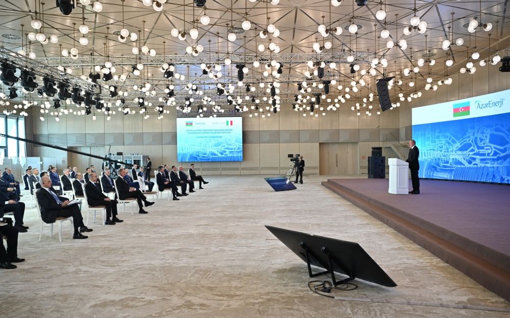 President Ilham Aliyev attends groundbreaking ceremony for largest thermal power plant in Azerbaijan's independence period (PHOTO/VIDEO)