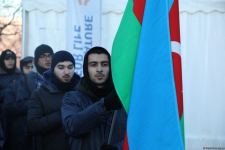 Peaceful protest of Azerbaijani eco-activists continues on Lachin-Khankendi road (PHOTO)