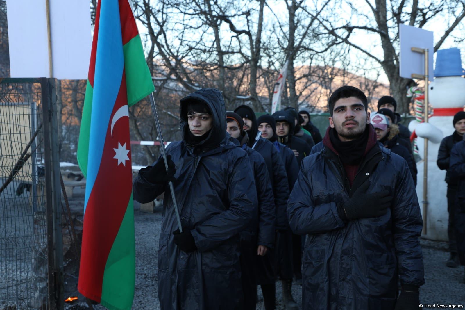 Peaceful protest of Azerbaijani eco-activists continues on Lachin-Khankendi road (PHOTO)