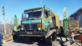 More vehicles of Russian peacekeepers move along Azerbaijan's Lachin-Khankendi road (PHOTO)