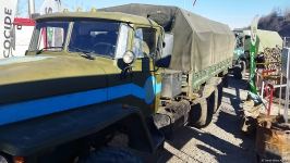 More vehicles of Russian peacekeepers move along Azerbaijan's Lachin-Khankendi road (PHOTO)