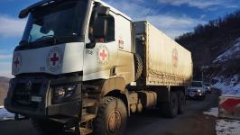 ICRC convoy passes freely along Azerbaijan's Lachin-Khankendi road (PHOTO)