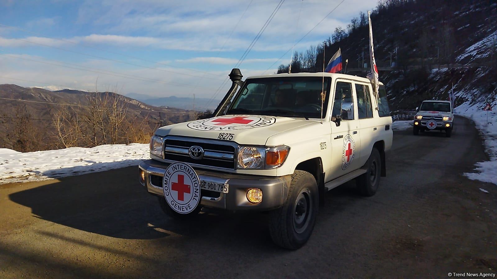 ICRC convoy passes freely along Azerbaijan's Lachin-Khankendi road (PHOTO)