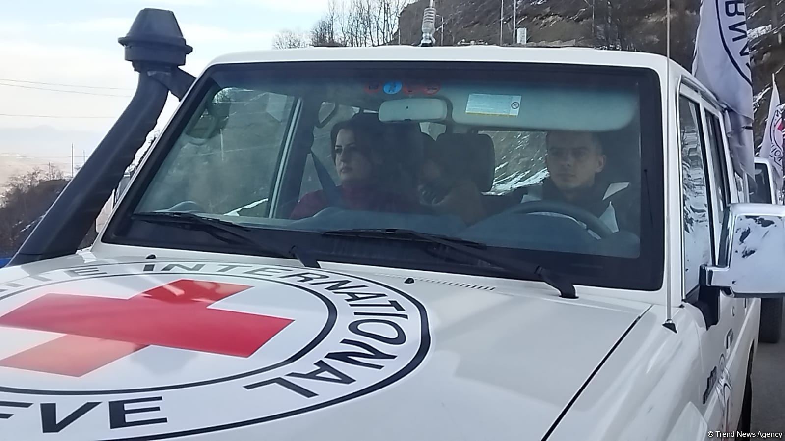ICRC convoy passes freely along Azerbaijan's Lachin-Khankendi road (PHOTO)
