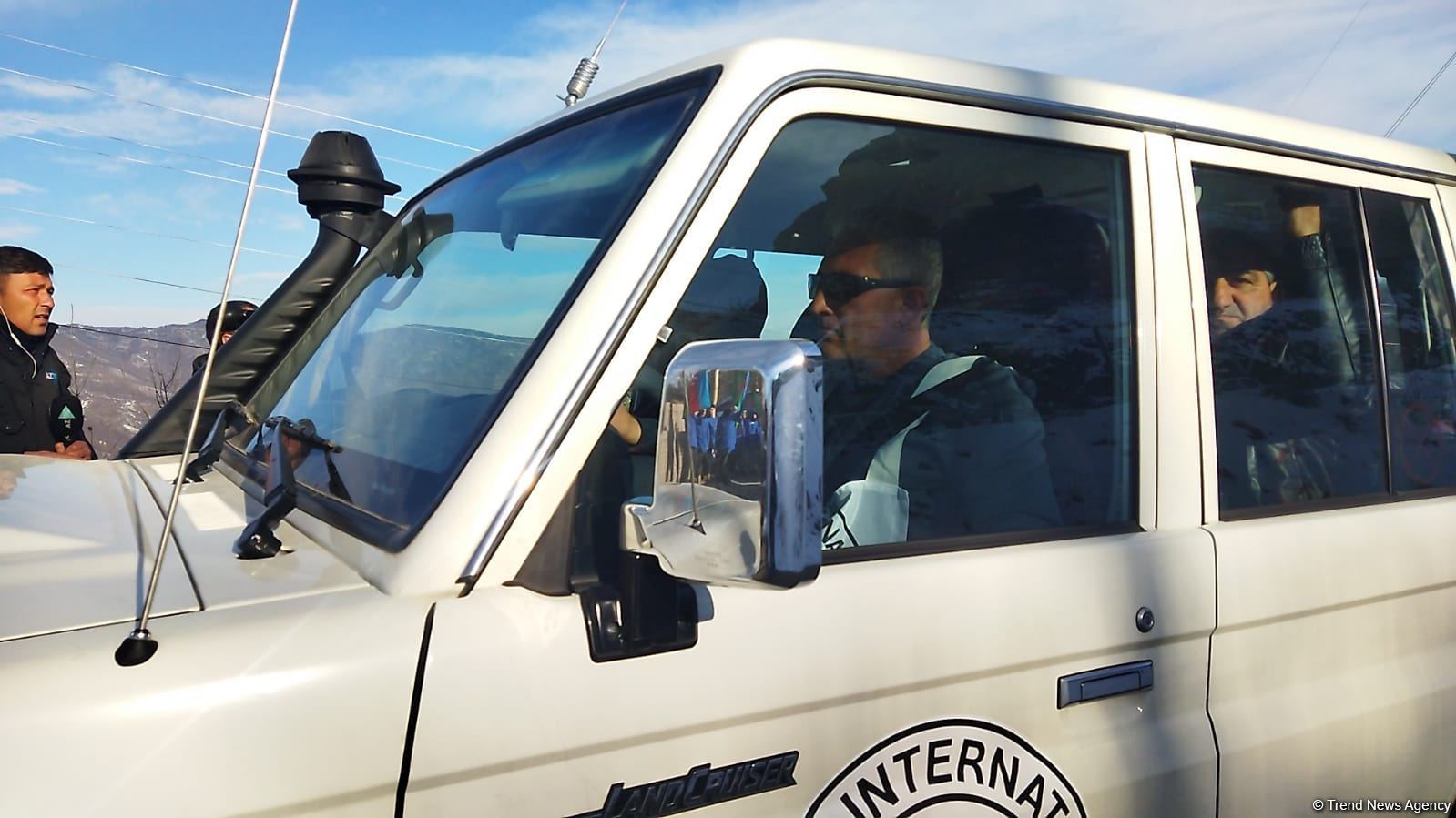 ICRC convoy passes freely along Azerbaijan's Lachin-Khankendi road (PHOTO)