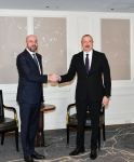 President Ilham Aliyev meets with President of European Council in Munich (PHOTO) (UPDATE)
