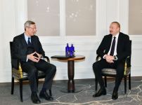 President Ilham Aliyev meets CEO of German Eastern Business Association in Munich (PHOTO)
