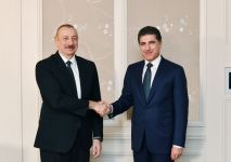 President Ilham Aliyev invites head of Iraq’s Kurdistan Region to visit Azerbaijan (PHOTO)