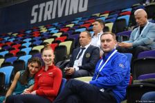 Стартовал первый соревновательный день Кубка мира по прыжкам на батуте в Баку (ФОТО)
