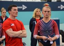 Amazing somersaults and twists - best moments from first day of Trampoline World Cup in Baku (PHOTO)