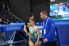 Сельджан Махсудова прошла в финал Кубка мира по прыжкам на батуте в Баку (ФОТО)