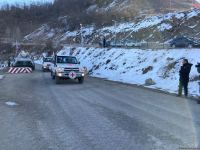 ICRC convoy drives freely along Azerbaijan's Lachin-Khankendi road (PHOTO)