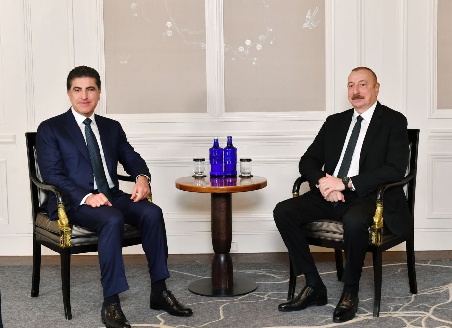 President Ilham Aliyev invites head of Iraq’s Kurdistan Region to visit Azerbaijan (PHOTO)