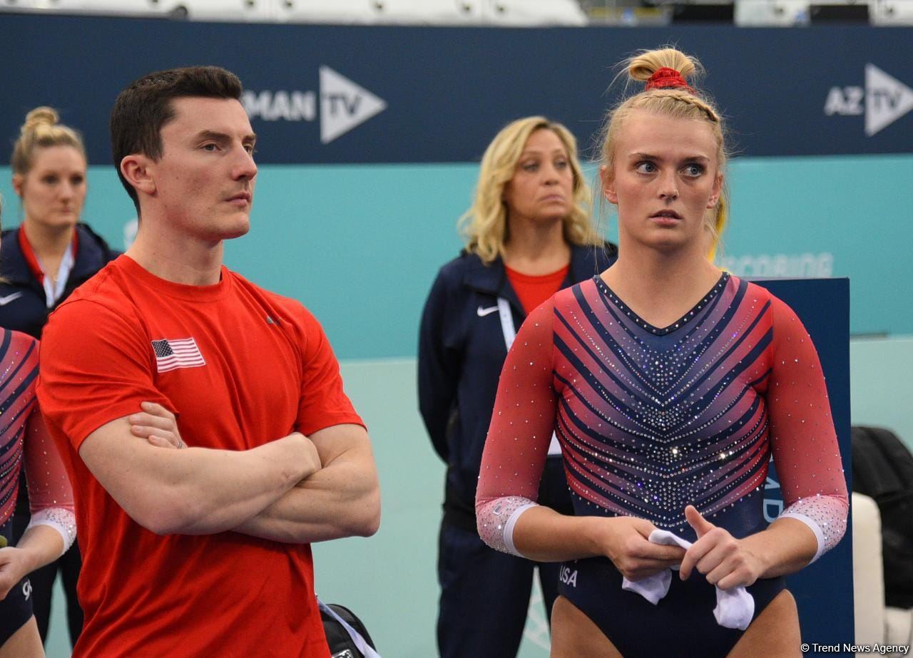 Amazing somersaults and twists - best moments from first day of Trampoline World Cup in Baku (PHOTO)