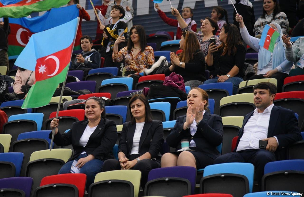 Сельджан Махсудова прошла в финал Кубка мира по прыжкам на батуте в Баку (ФОТО)