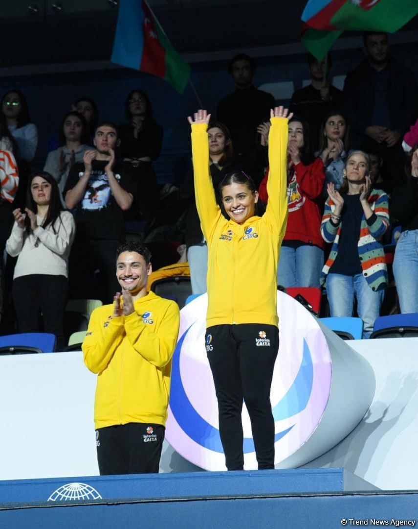 AGF Trophy awarded at Trampoline World Cup in Baku (PHOTO)