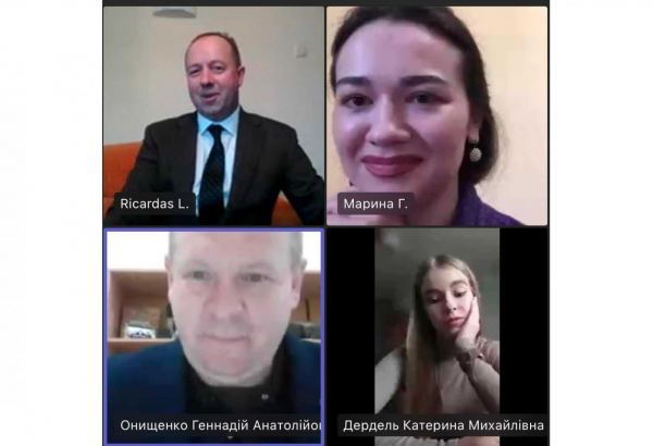Свидетель Карабахской войны Ричардас Лапайтис выступил перед украинскими студентами (ФОТО)