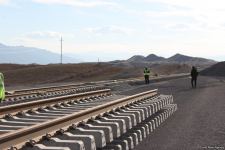 Azerbaijan talks preparations for building Gumlag station on Horadiz-Aghband railway (PHOTO)