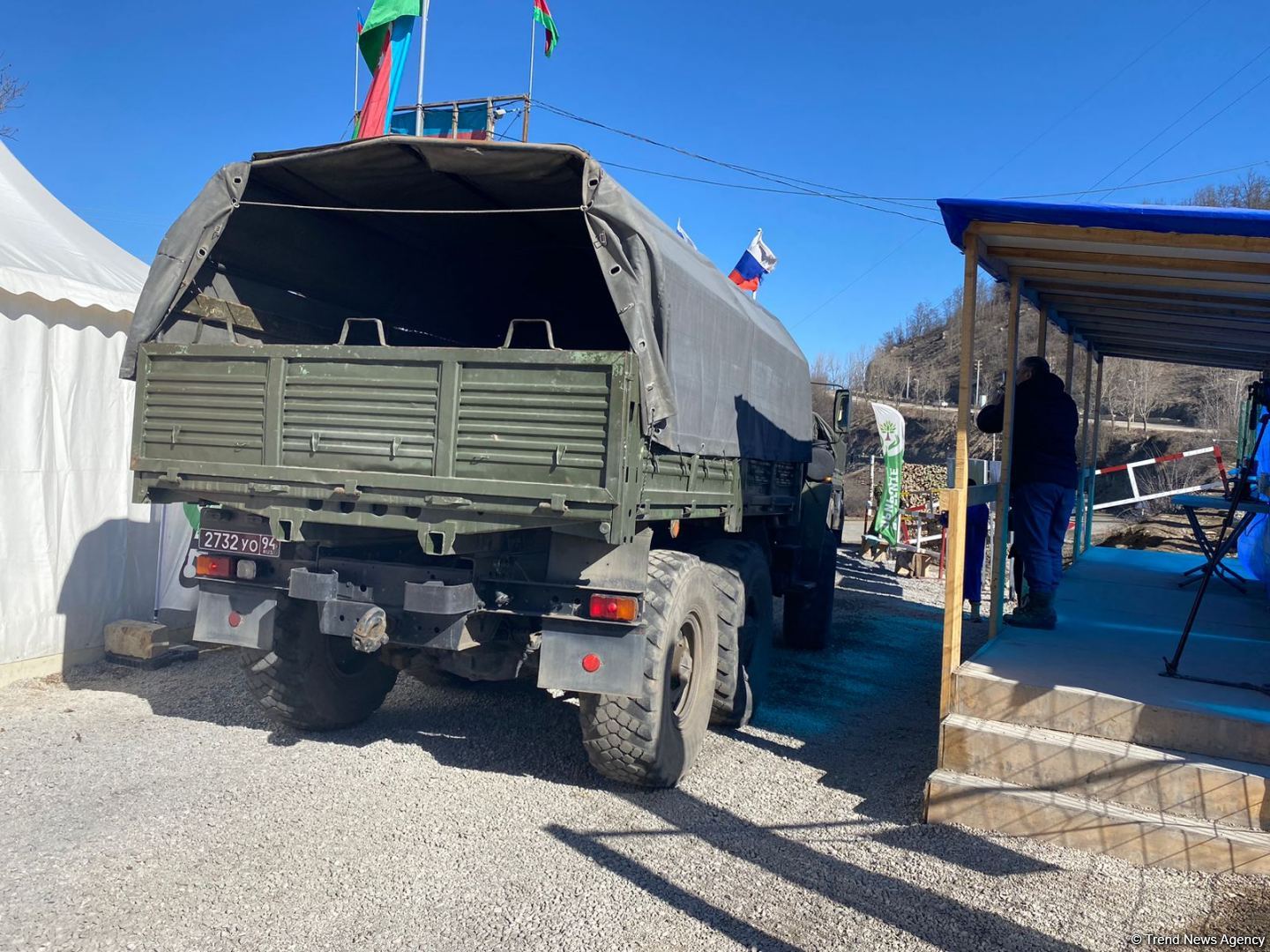 More vehicles of Russian peacekeepers move freely along Azerbaijan's Lachin-Khankendi road (PHOTO)